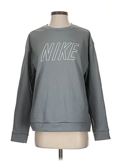 Pre-owned Nike Sweatshirt In Gray
