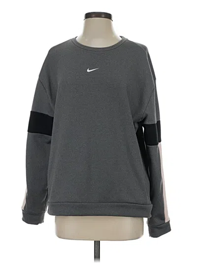 Pre-owned Nike Sweatshirt In Gray
