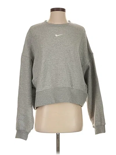 Pre-owned Nike Sweatshirt In Gray