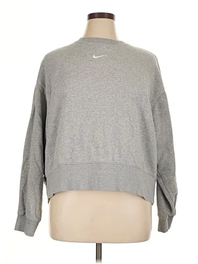 Pre-owned Nike Sweatshirt In Gray