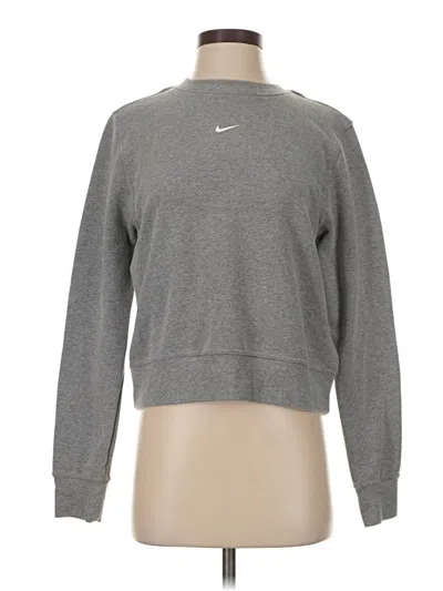 Pre-owned Nike Sweatshirt In Gray