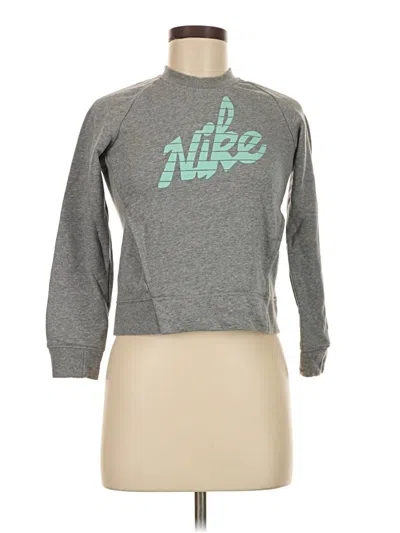 Pre-owned Nike Sweatshirt In Gray
