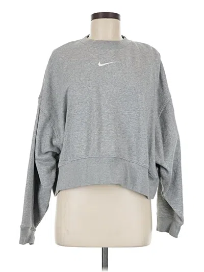Pre-owned Nike Sweatshirt In Gray
