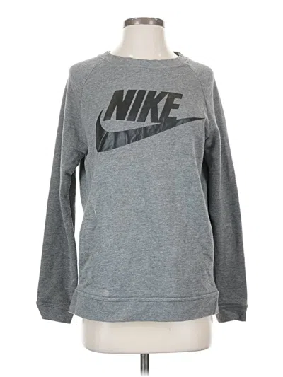 Pre-owned Nike Sweatshirt In Gray
