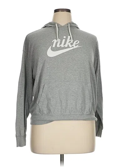 Pre-owned Nike Sweatshirt In Gray