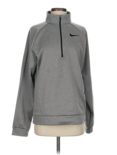 Pre-owned Nike Sweatshirt In Gray