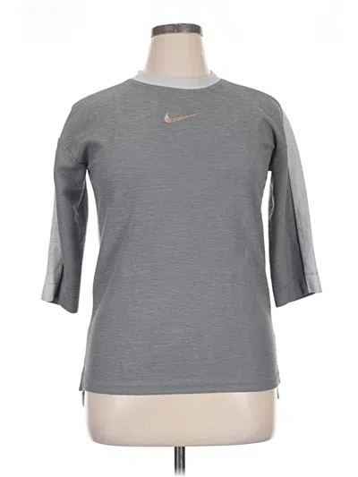 Pre-owned Nike Sweatshirt In Gray