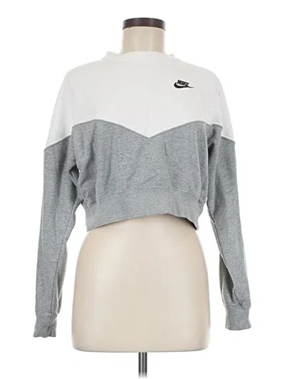 Pre-owned Nike Sweatshirt In Gray