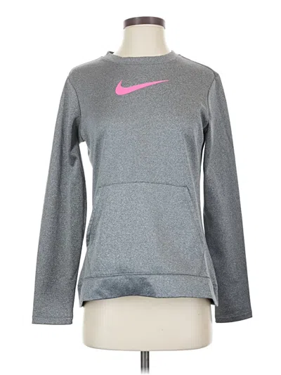 Pre-owned Nike Sweatshirt In Gray