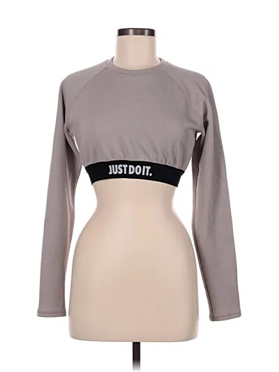 Pre-owned Nike Sweatshirt In Gray