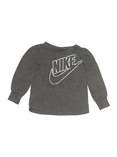Pre-owned Nike Kids' Sweatshirt In Gray