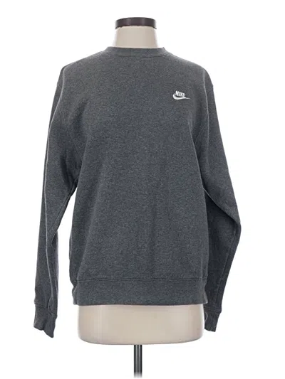 Pre-owned Nike Sweatshirt In Gray