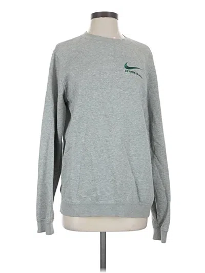Pre-owned Nike Sweatshirt In Gray