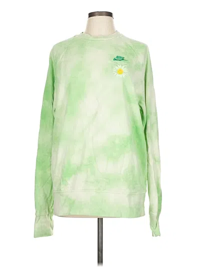 Pre-owned Nike Sweatshirt In Green