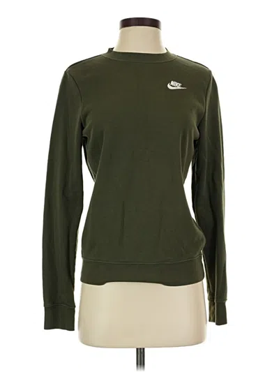 Pre-owned Nike Sweatshirt In Green