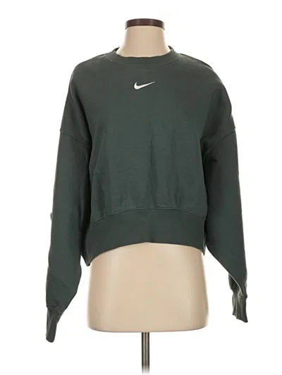 Pre-owned Nike Sweatshirt In Green
