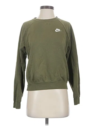 Pre-owned Nike Sweatshirt In Green