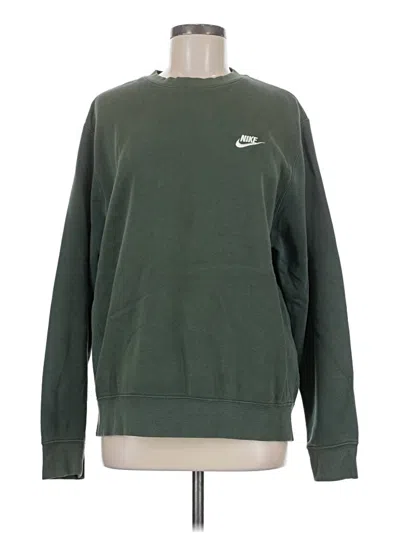Pre-owned Nike Sweatshirt In Green
