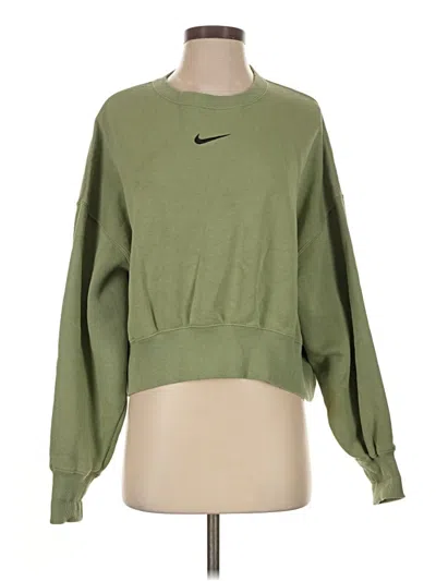 Pre-owned Nike Sweatshirt In Green