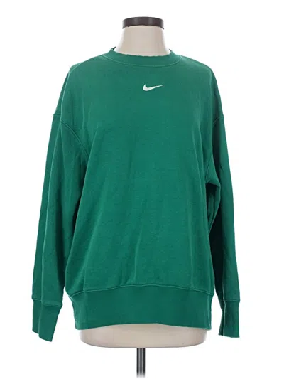 Pre-owned Nike Sweatshirt In Green