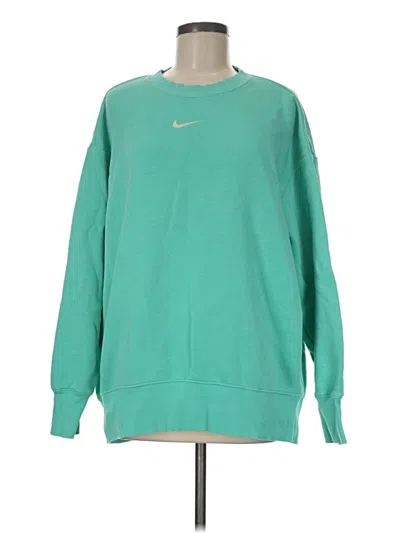 Pre-owned Nike Sweatshirt In Green