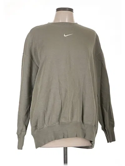 Pre-owned Nike Sweatshirt In Green