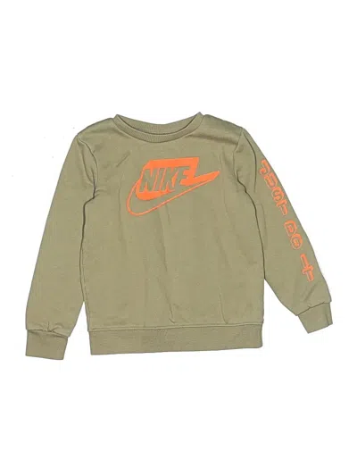 Pre-owned Nike Kids' Sweatshirt In Green