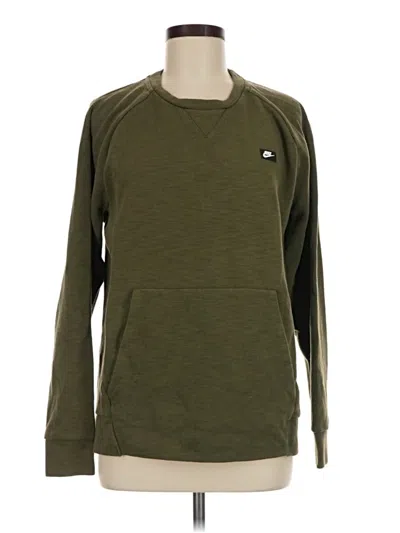 Pre-owned Nike Sweatshirt In Green