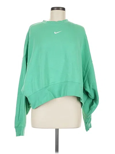 Pre-owned Nike Sweatshirt In Green