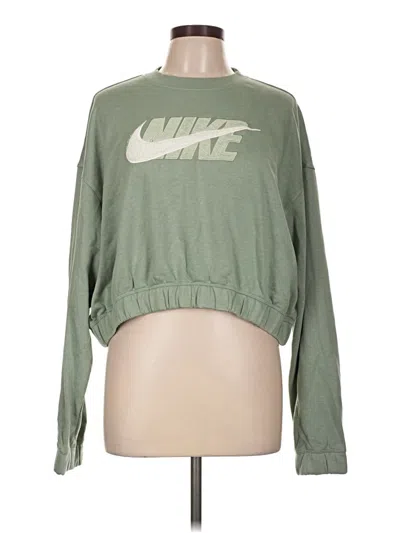 Pre-owned Nike Sweatshirt In Green