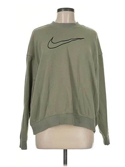 Pre-owned Nike Sweatshirt In Green