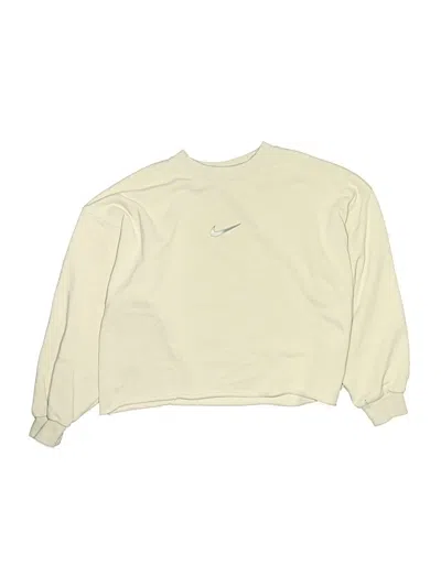 Pre-owned Nike Kids' Sweatshirt In Ivory