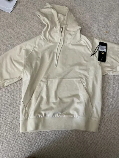 Pre-owned Nike Sweatshirt Men Xs- Xxl Hoodie Work Out Esc Italy Rome Heavy $345 Msrp In Beige