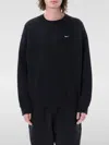 Nike Solo Swoosh Logo-embroidered Cotton-blend Jersey Sweatshirt In Black