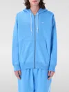 Nike Solo Swoosh Full Zip Hoodie In Blau