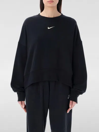 NIKE SWEATSHIRT NIKE WOMAN COLOR BLACK,G41212002