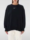 Nike Phoenix Fleece Crewneck Sweatshirt In Black