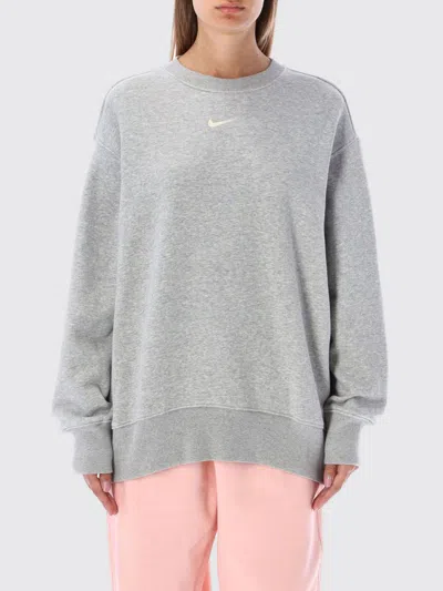 Nike Sweatshirt  Woman Color Grey