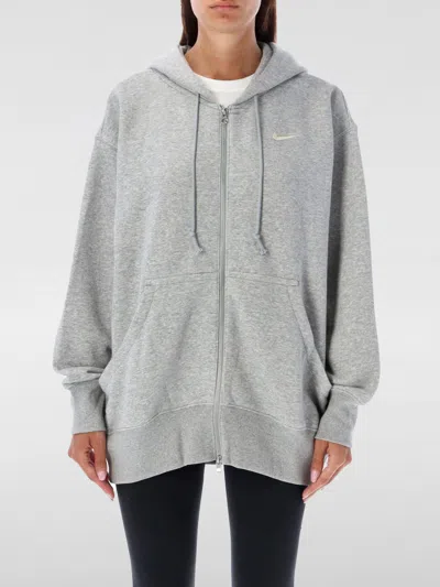 Nike Sweatshirt  Damen Farbe Grau