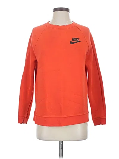 Pre-owned Nike Sweatshirt In Orange