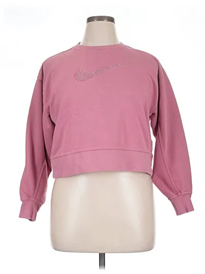Pre-owned Nike Sweatshirt In Pink