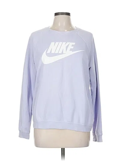 Pre-owned Nike Sweatshirt In Purple
