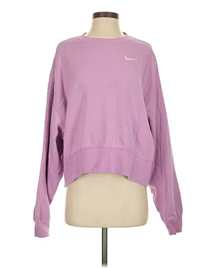 Pre-owned Nike Sweatshirt In Purple