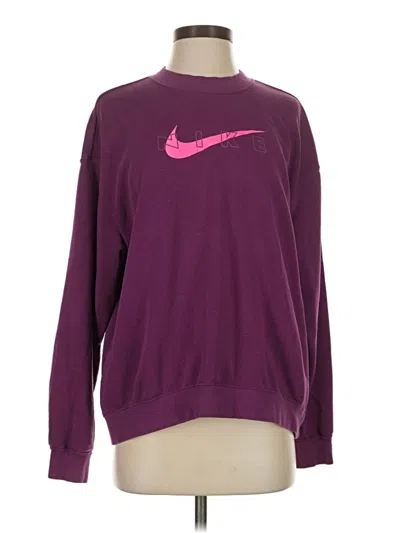 Pre-owned Nike Sweatshirt In Purple