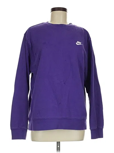 Pre-owned Nike Sweatshirt In Purple
