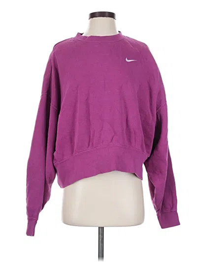 Pre-owned Nike Sweatshirt In Purple