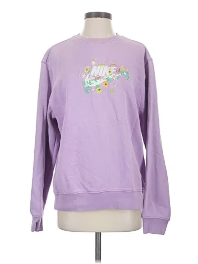 Pre-owned Nike Sweatshirt In Purple