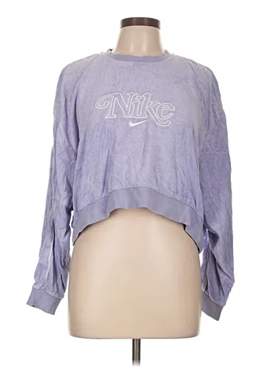 Pre-owned Nike Sweatshirt In Purple