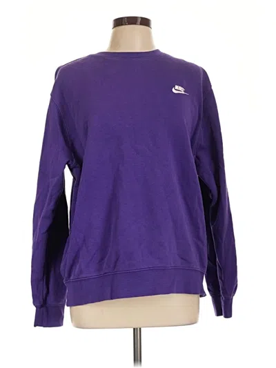 Pre-owned Nike Sweatshirt In Purple