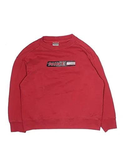 Pre-owned Nike Kids' Sweatshirt In Red